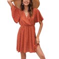 thumbnail image 1 of Txlixc Vestido de manga corta de estilo femenino Txlixc moda, 1 of 8