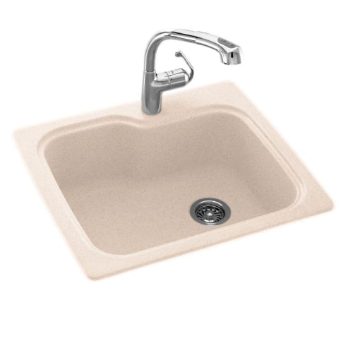 Swan KSSB2522010 25" x 22" Swanstone SingleBasin Dual Mount Kitchen