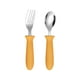 thumbnail image 1 of Juego de tenedor y cuchara para niños de acero inoxidable 304 con mango, juego de palillos de entrenamiento para cucharas para comer para bebés, tenedor y cuchara para niños de acero inoxidable, 1 of 5
