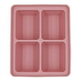 thumbnail image 4 of Hvmvliv Ice Trays 4-Compartments Rectangle-Shape Ice Cubes Trays Large Size Ice Blocks Making Molds with Removable Lids Reusable for Whiskey, Cocktail, Stackable Ice Cubes Pink, 4 of 6