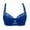 Blue, variant on Womens Lace Bra Sheer Balconette Underwire Unlined Everyday Bras Purple 90B