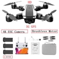 thumbnail image 2 of YL/RC S105 4K Cámara dual Motor sin escobillas WiFi Quadcopter 5GHz RC Drone plegable Ndcxsfigh libre de BPA, 2 of 7