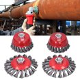 thumbnail image 4 of Drill Wire Brush, 4Pcs Angle Grinder Accessories With M14 Thread Wire Wheel Drill Bit  For Home For Professional For Outdoor, 4 of 8