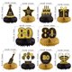 thumbnail image 2 of Gexolenu 10 Piezas Centros De Mesa De Panal De 80 Cumpleaños Oro Negro Saludos A 80 Años Centros De Mesa De Cumpleaños Adornos De Mesa Para Decoraciones De 80 Cumpleaños 80 Fabulosos Suministros De De, 2 of 3