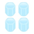 thumbnail image 1 of LOVIVER 4Pcs Universal Stem Caps, Luminous Tyre Accessories Valve Stem Caps for SUV Bike, 1 of 7