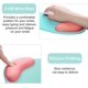 thumbnail image 4 of Mouse pad with wrist rest, ergonomic mouse pad with support, gel wrist rest and anti-slip PU base for desktop gaming office computer home (cyan), 4 of 4