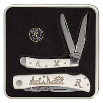 Remington 15685 Mule Deer Tin Collector Gift Set Folding Pocket Knife