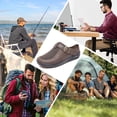 thumbnail image 6 of Mens Wide Clogs Diabetic Mules - Adjustable Buckle Strap Potato Shoes, Zero Drop Slip-On Clogs for Swollen Edema Feet, Wide Width Indoor & Outdoor Walking Shoes, 6 of 7