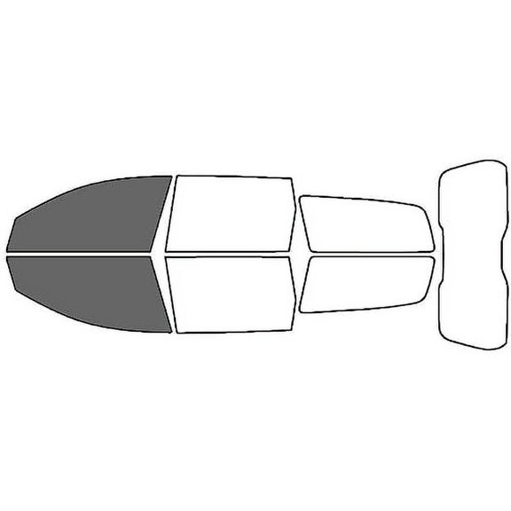 Rvinyl Window Tint Kit Compatible with Volvo V70 2008-2010 - Front Precut Kit - 35%