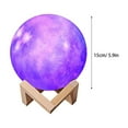 thumbnail image 3 of Foqnuq Color Changing LED Planets Night Light 5.9 Inch Galaxy Lamp with Remote Control and USB Charging for Bedroom Decor and Holiday Decorations, 3 of 9