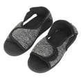 thumbnail image 1 of 1 par de zapatos para diabéticos, zapatillas para diabéticos ajustables de felpa de punto antideslizantes para mujeres embarazadas mayores L se adapta a tallas 43-44, 1 of 5
