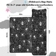 thumbnail image 5 of Spider Web and Skulls Halloween Pattern Toddler Nap Mats for Kids Preschool,60"x20" Sleeping Mat Bag or Kids,Toddler Sleeping Bag,Toddler Nap Mat or Daycare, 5 of 6