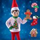 thumbnail image 3 of Juego de suéteres The Elf on the Shelf - Accesorio para niño o niña elfo con 5 calcomanías removibles diferentes Cambia tu disfraz de elfo diariamente Diviértete con tu fiesta de suéter feo en casa de, 3 of 3