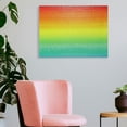 thumbnail image 3 of Fenyluxe Rainbow Colors Abstract Art Canvas Print Wall Decor Ready To Hang - Home Room Wall Art Decorations 16x12in, 3 of 6