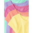 thumbnail image 3 of The Children's Place Girls Short Sleeve Shirt Tail T-Shirt, 8-Pack, Sizes XS-XXL, 3 of 6