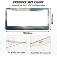 thumbnail image 3 of Cute Bear License Plate Frame, Aluminum Car Tag Frames, 2 Pack Universal Car License Plate Covers with 2 Holes and Screws Decorative, 3 of 7