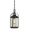 thumbnail image 3 of Westinghouse 6578500 Matte Black Finish Frosted Glass Pendant, 3 of 5
