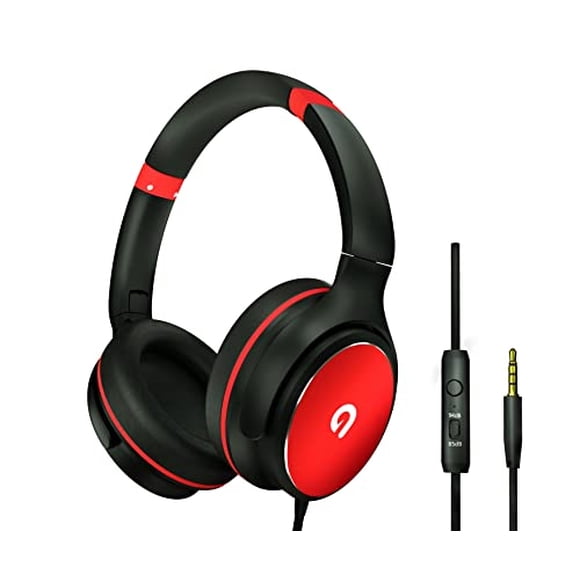 Audífonos ADOOPE para niños limitador de volumen seguro 85dB/94dB sonido estéreo HD
