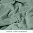 thumbnail image 4 of Plush Micro Fleece Queen Bed Sheet Set Soft Fuzzy Polar Fleece Velour Velvet Sheets Extra Warm Winter Fleece Bed Sheets with Deep Pocket Violet Queen, 4 of 8