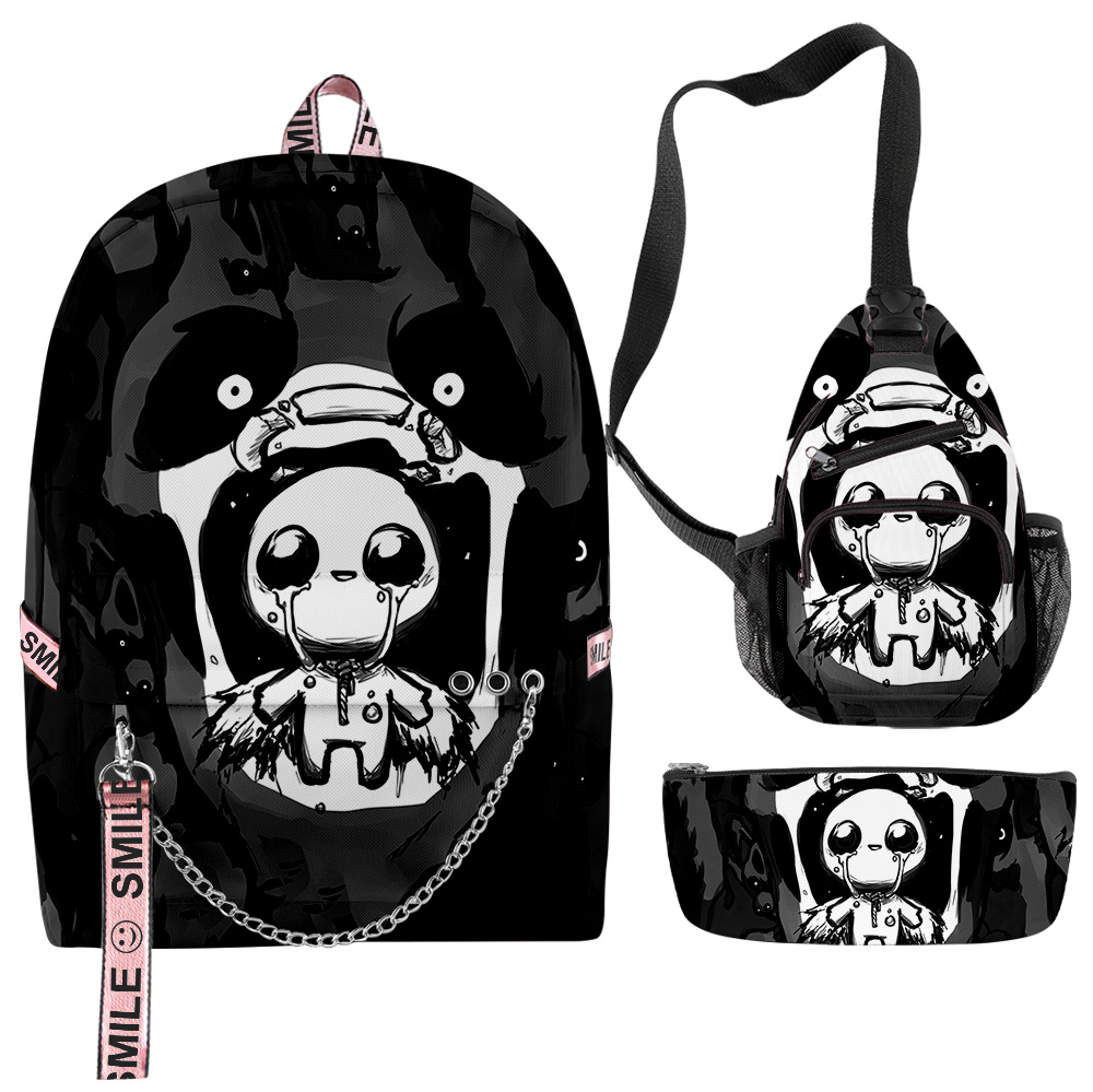 The Binding of Isaac Merch Backpack Rucksack Cosplay Zipper Pack