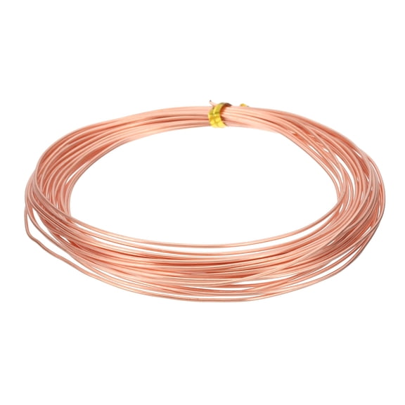 99.9% Pure Copper Wire for Jewelry Making, 18 Gauge (1mm) Copper Craft Wire 24.6 Feet