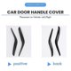 thumbnail image 4 of Car Left/right Inner Door Handle Cover For Bmw X1 E84 2010-2016 Black-good, 4 of 5
