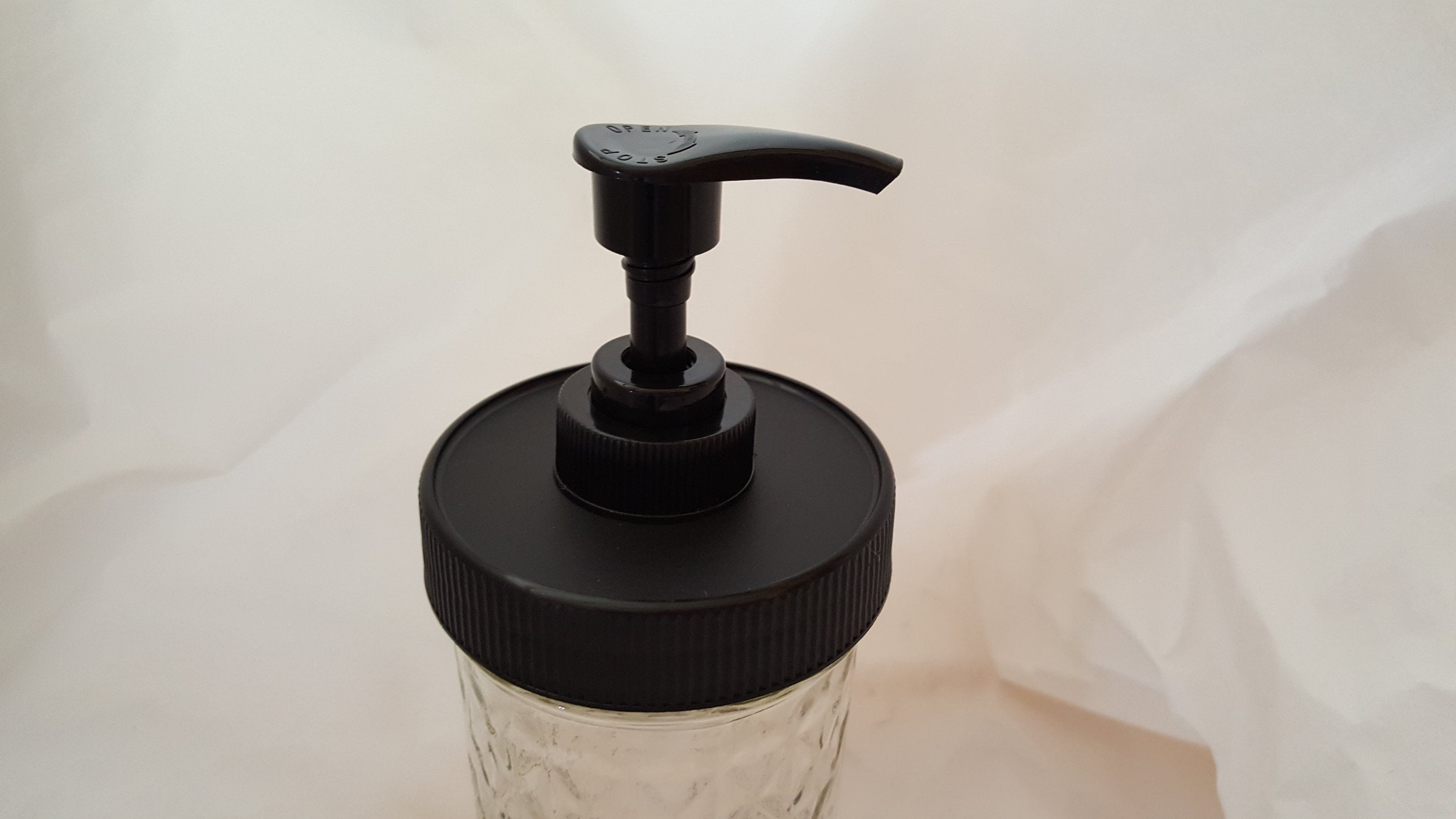 2 DIY Tan Soap Pump Mason Jar Plastic Dispenser Pump 