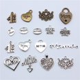 thumbnail image 2 of 20pcs Mom Series Charms For DIY Jewelry Making Lovely Family Heart Love Mom Charms For Mother's Day Gift Gao Jinjia LED, 2 of 2