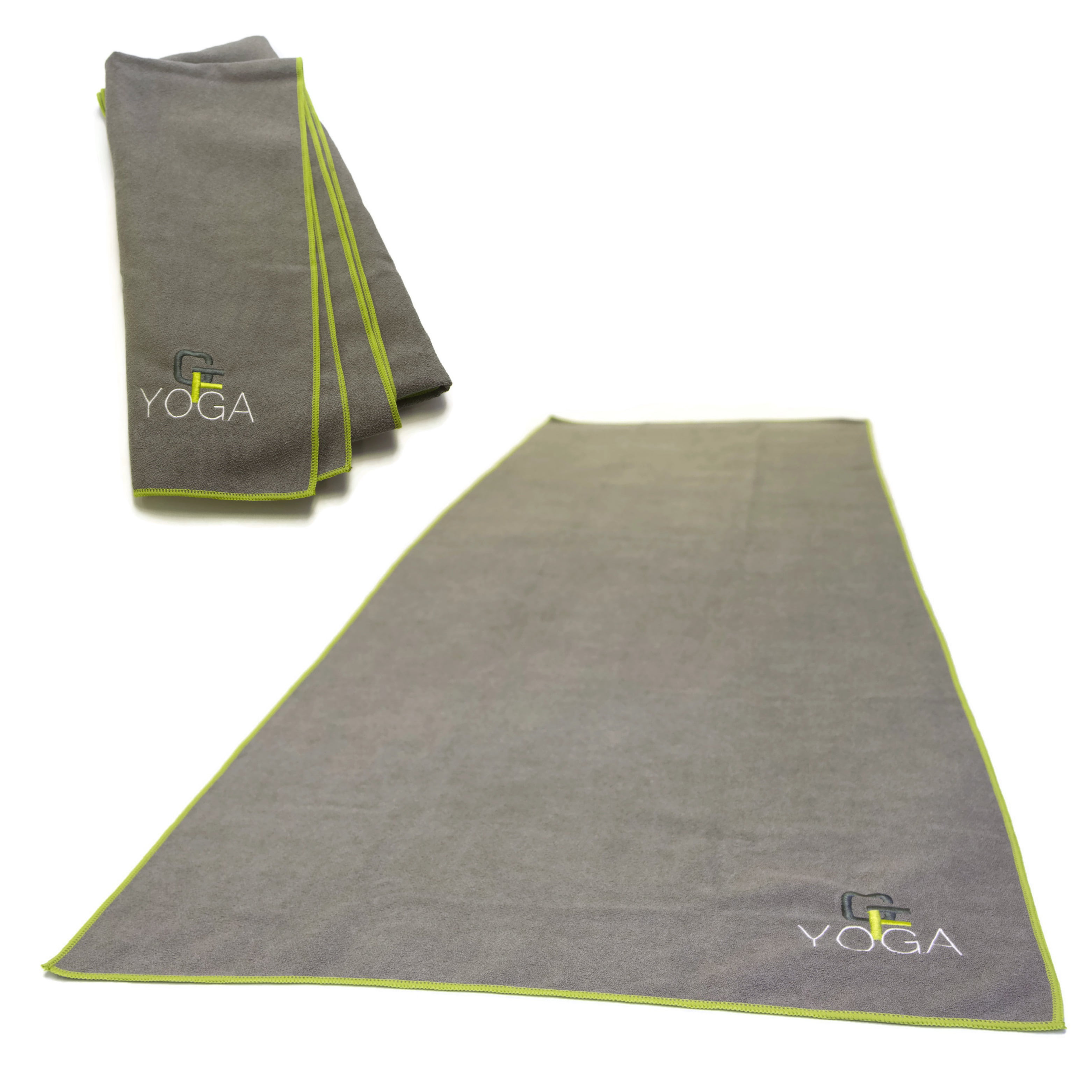 Fit Spirit Yoga Towel 2-15"'x 24" and 2-24" x 72" Green NEW 
