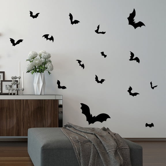 HBBKVI Halloween Decorations, Wall Stickers Decor Halloween Wall Sticker Home DIY Decals for Door and Window