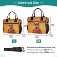thumbnail image 2 of Owl Firemen Cooler Bag Lunch Bag Soft Cooler Cooling Tote Insulated Lunch Box for Adult Men Women, 2 of 6