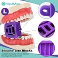thumbnail image 3 of 3PCs Dental GradeSilicone Bite Blocks Mouth Props Multi Size by VASTMED | Dental Bite Blocks Mouth Opener for Child Kids Adults for Teeth Cleaning, 3 of 5