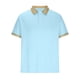 thumbnail image 1 of pstuiky Camisas de manga corta para hombre, Camisa deportiva de manga corta con cuello redondo y botones de color liso para hombre ropa de hombre xxl, 1 of 4