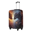 thumbnail image 2 of Haiem Red And White Beast Luggage Cover Printed Suitcase Covers for Luggage Elastic Washable Suitcase Protector Fits 18-32 Inch Luggage-Medium, 2 of 8