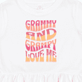 thumbnail image 4 of Inktastic Grammy and Grampy Love Me Granddaughter Girls Toddler Dress, 4 of 5