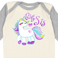 thumbnail image 4 of Inktastic Big Sis unicorn Girls Long Sleeve Baby Bodysuit, 4 of 5