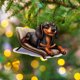 thumbnail image 4 of Adornos colgantes de Navidad, decoraciones navideñas, regalos de Navidad, lindo perro, decoración navideña, colgante de perro, colgante de Navidad, suministros para fiestas, un colgante, 4 of 4