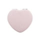 thumbnail image 1 of Unique Bargains 1 Pc Espejo de maquillaje en forma de corazón para viajes vacaciones rosa PU ABS vidrio, 1 of 1