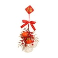 thumbnail image 3 of balikha 2025 Chinese New Year Hanging Ornament DIY Kit Spring Festival Hanging Decoration Lucky Charm for Wall Porch Door Shop Window Persimmon, 3 of 9