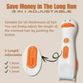 thumbnail image 4 of WAAYEE Dog and Cat Grooming Hair Clipper, 3-in-1 Adjustable Trimming Length, Powerful Dog Clipper for Puppies and Kittens, Cute Duck Electric Shaver with USB Charging, 4 of 7