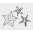 thumbnail image 3 of Authentic Hotel and Spa  White Turkish Cotton Starfish Embroidered Hand Towel, 3 of 3