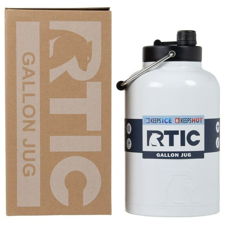 RTIC One Gallon Vacuum Insulated Jug Black