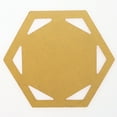 thumbnail image 5 of Hexagon Quilt Templates Acrylic Stencil DIY Tool for Leather Craft Sewing (5pcs), 5 of 7