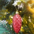 thumbnail image 7 of Christmas Decorations and Gift Package Combination Christmas Tree Pendant Set 9cm Plastic Ornaments 8pcs Shiny and Christmas for Festive Holiday Decor/ Christmas Tree Pine Cone Ornaments Brown A, 7 of 7