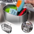 thumbnail image 2 of Stainless Steel Drain Rack Functional Hanging Strainer Filter for Side Drain Solutions, 2 of 7