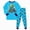 H164-Sky Blue, variant on TOWED22 Kids Boys Pajama Set 2Pcs Long Sleeve Crewneck Top with Pants Elastic Waist Cotton Print Sleepwear Fall Winter 6-12 Months 12-24 Months 2t 3t 4t 5t 6t 7t 8t 9t Children,Black,2-3 Y