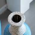 thumbnail image 4 of Handmade Rattan Floor Vase (Set Of 3), Tall Vase, Two-Tone Finish, Flower Decorative Vase, 4 of 7