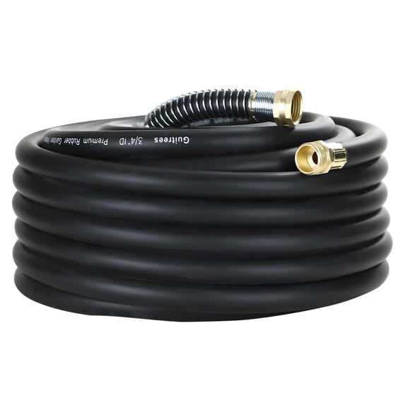 Manguera de jardín Guitrees de 15 m, 3/4", de caucho resistente