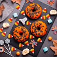 thumbnail image 3 of 150 piezas de caramelos de maíz de resina lindos de Halloween, adornos de caramelos de maíz falsos artificiales, adornos de fondo plano falsos, 3 of 5