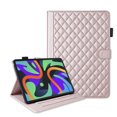 thumbnail image 3 of For Lenovo Tab M11 11.0 inch 2024 Release TB-330FU Case, Rhombus Pattern Multiple Viewing Angles Stand Slim Folio Cover (Rose Gold), 3 of 6